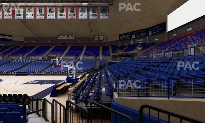 Gampel Pavilion - Section 118 Seat View