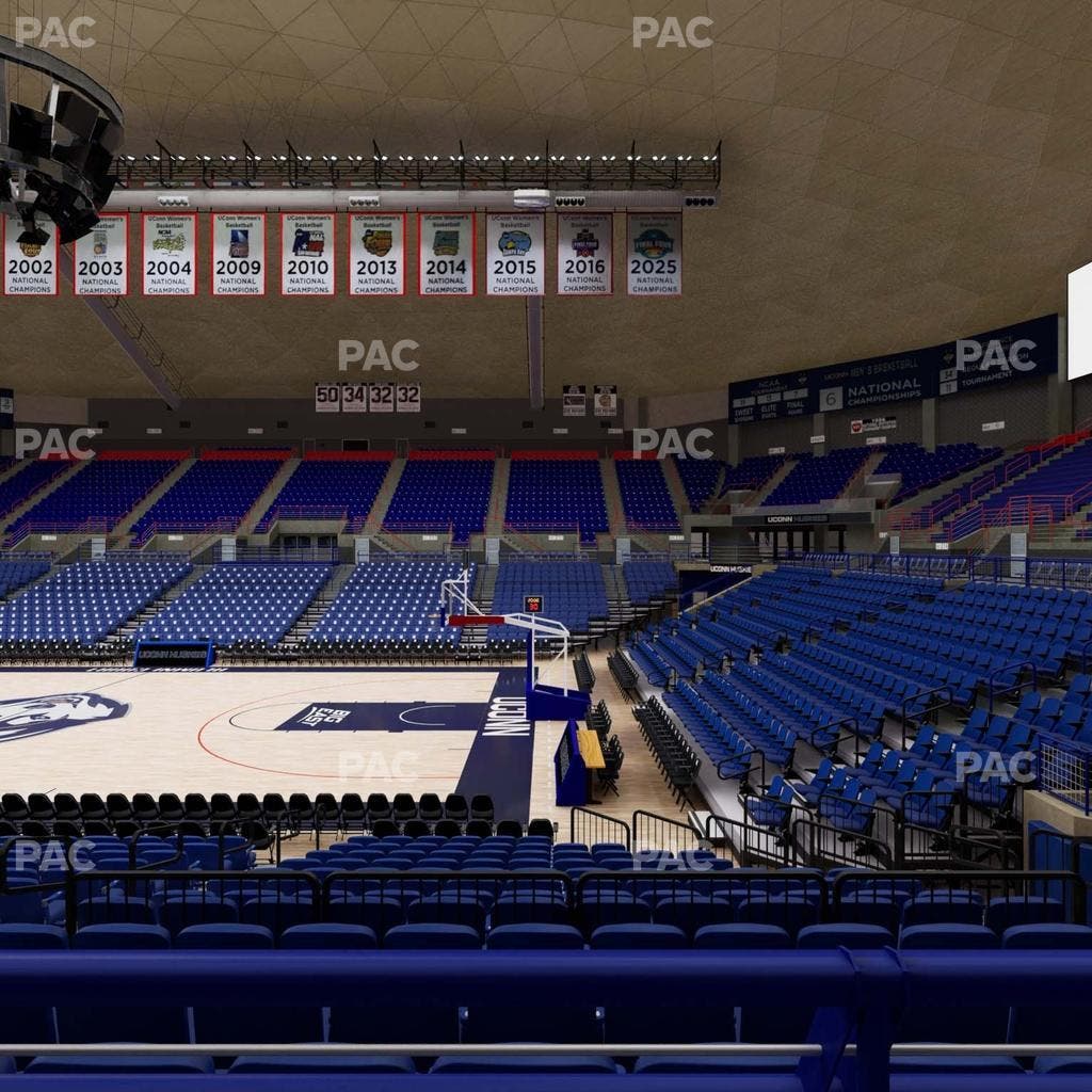 Gampel Pavilion - Section 119 Seat View