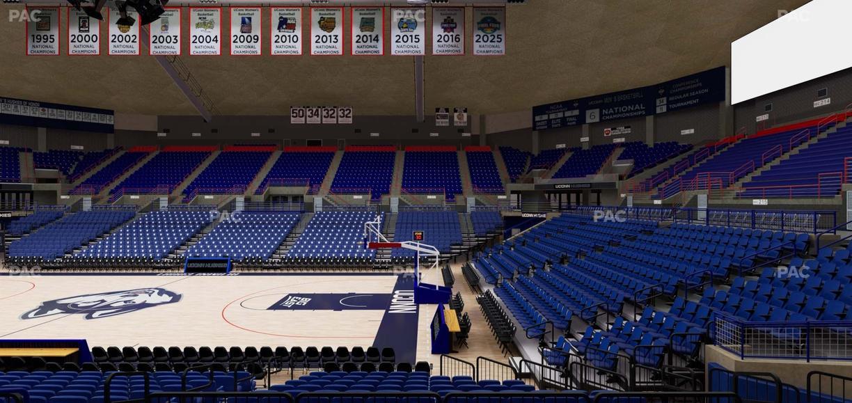 Gampel Pavilion - Section 119 Seat View