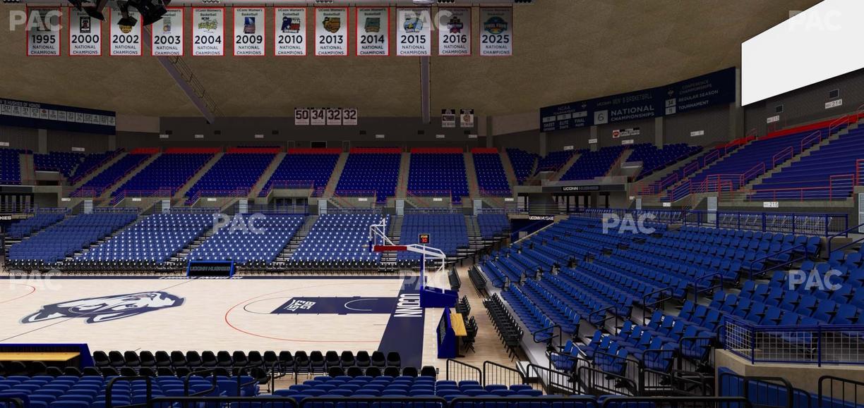 Gampel Pavilion - Section 119 Seat View