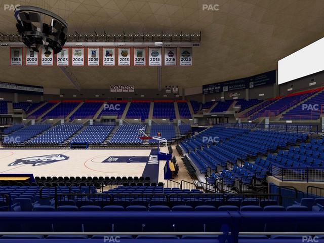 Gampel Pavilion - Section 119 Seat View