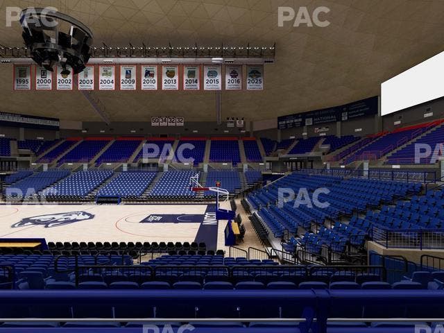 Gampel Pavilion - Section 119 Seat View