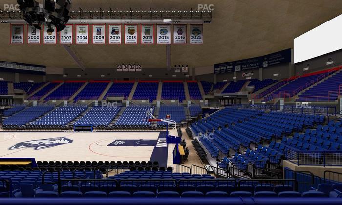 Gampel Pavilion - Section 119 Seat View