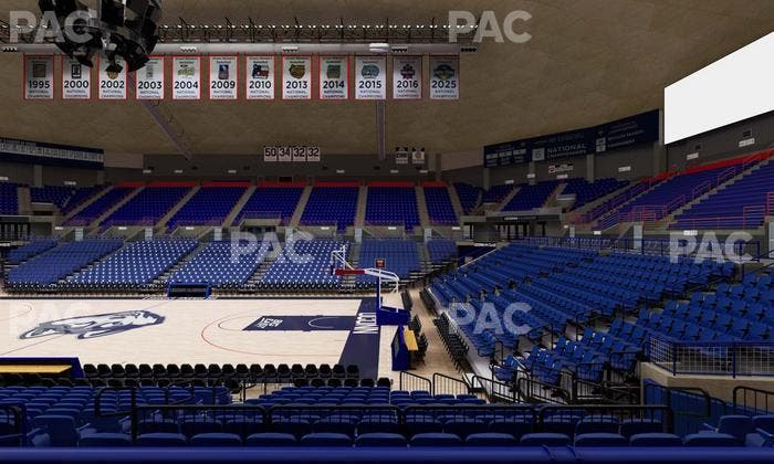 Gampel Pavilion - Section 119 Seat View
