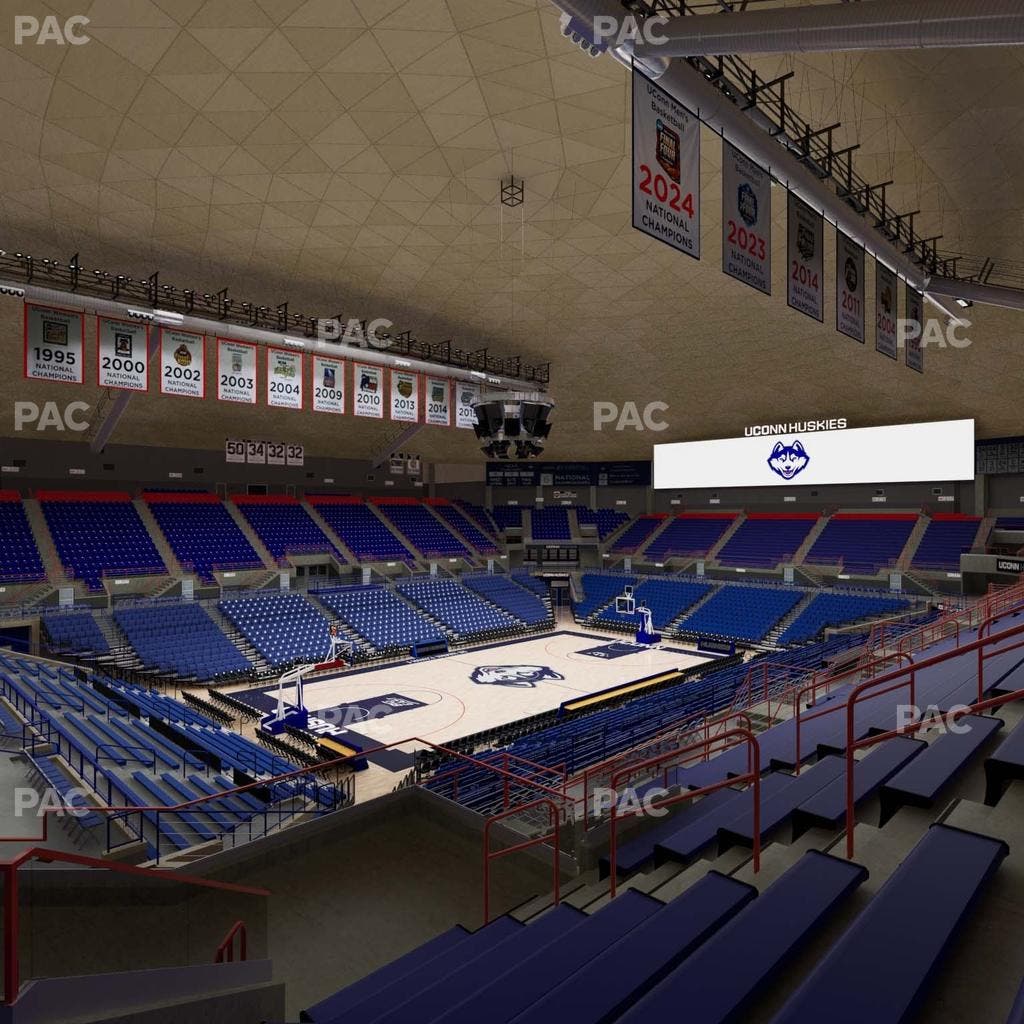 Gampel Pavilion - Section 12 Seat View