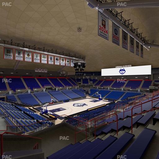 Gampel Pavilion - Section 12 Seat View