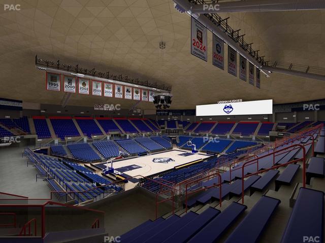 Gampel Pavilion - Section 12 Seat View