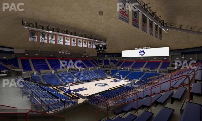 Gampel Pavilion - Section 12 Seat View
