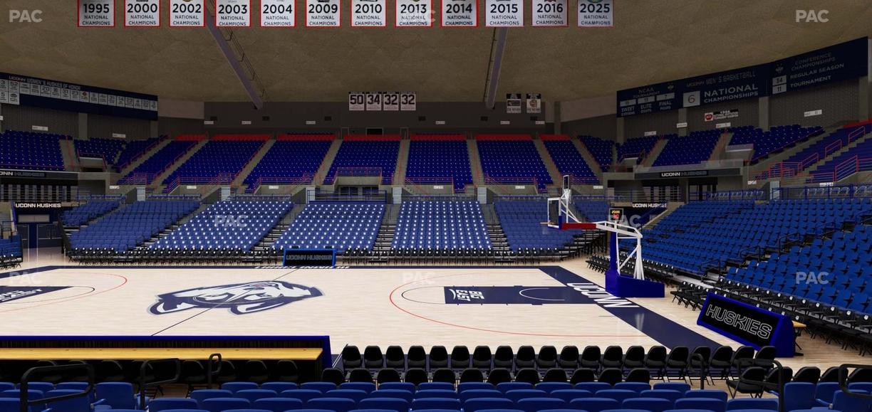 Gampel Pavilion - Section 120 Seat View