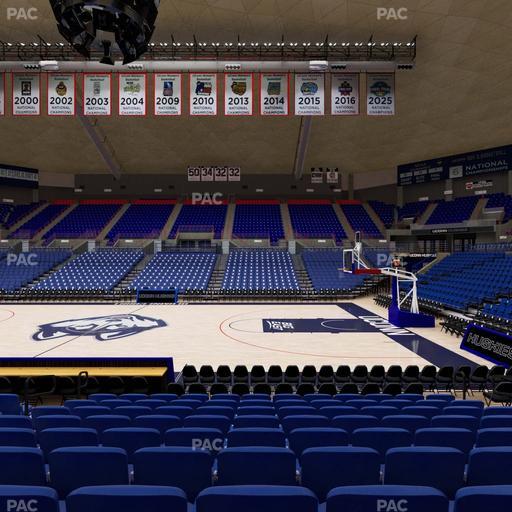 Gampel Pavilion - Section 120 Seat View