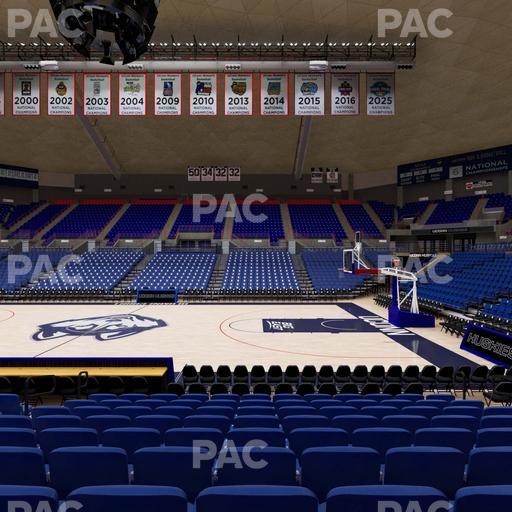 Gampel Pavilion - Section 120 Seat View