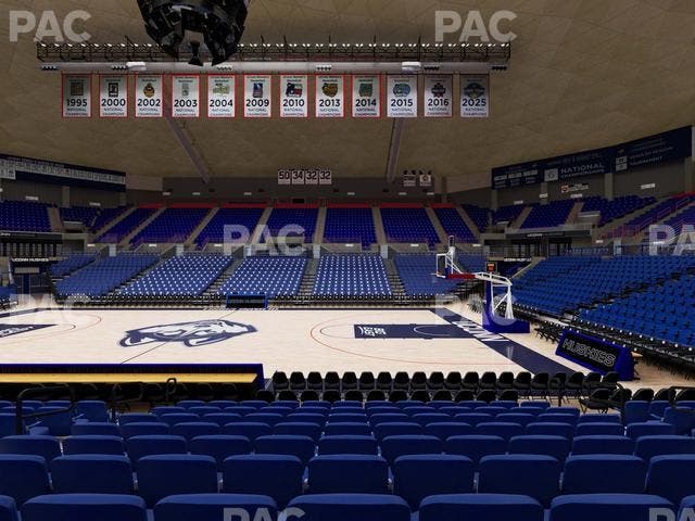 Gampel Pavilion - Section 120 Seat View