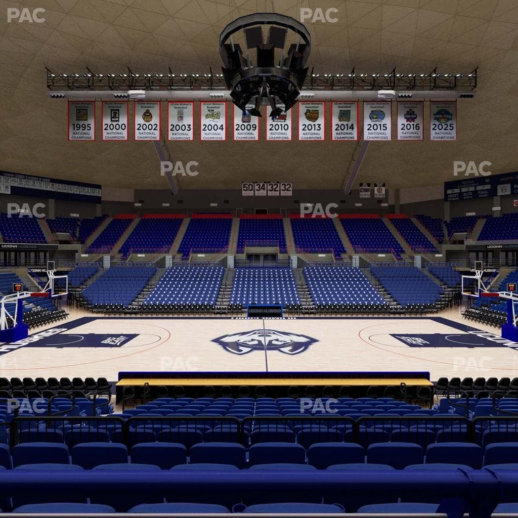 Gampel Pavilion - Section 121 Seat View