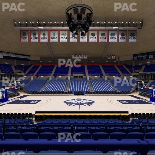 Gampel Pavilion - Section 121 Seat View