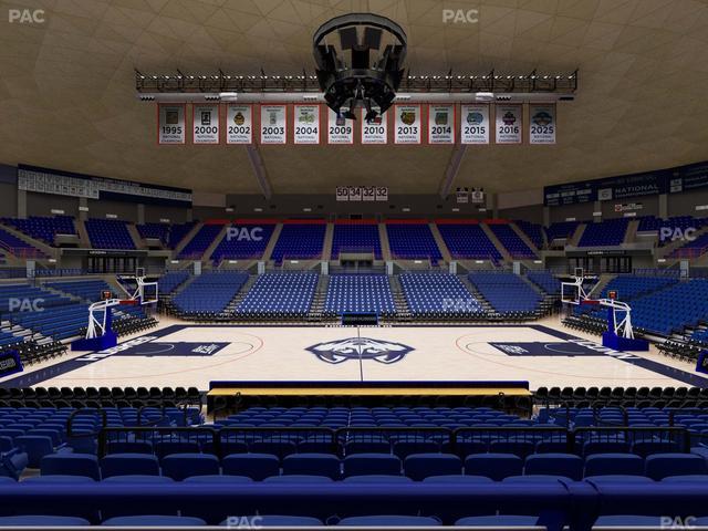 Gampel Pavilion - Section 121 Seat View
