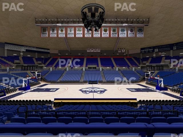Gampel Pavilion - Section 121 Seat View