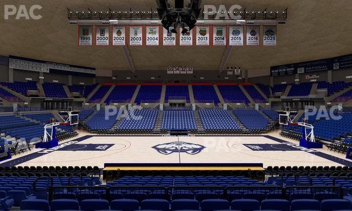 Gampel Pavilion - Section 121 Seat View