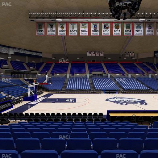 Gampel Pavilion - Section 122 Seat View