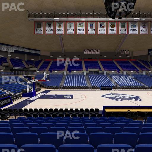 Gampel Pavilion - Section 122 Seat View