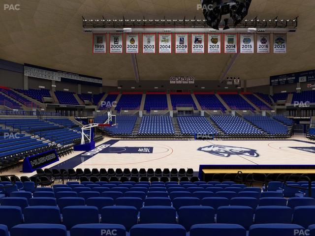 Gampel Pavilion - Section 122 Seat View