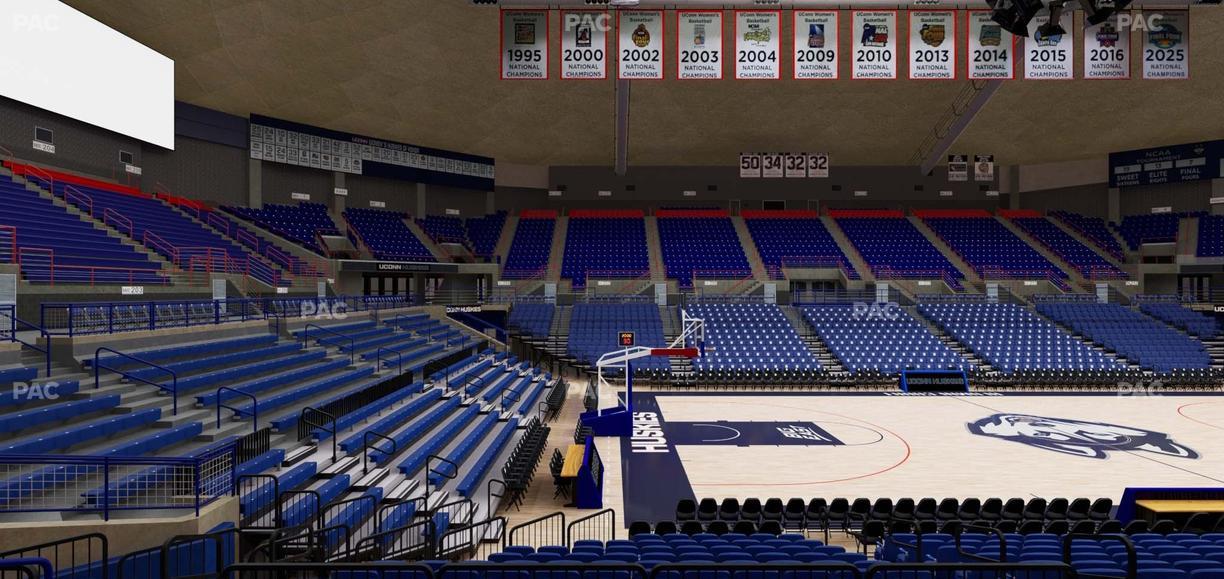 Gampel Pavilion - Section 123 Seat View