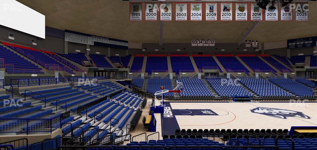 Gampel Pavilion - Section 123 Seat View