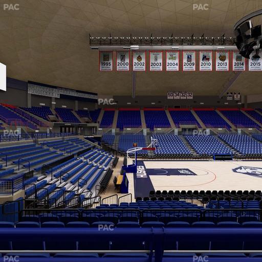 Gampel Pavilion - Section 123 Seat View