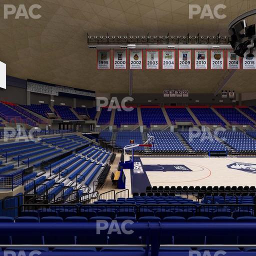 Gampel Pavilion - Section 123 Seat View