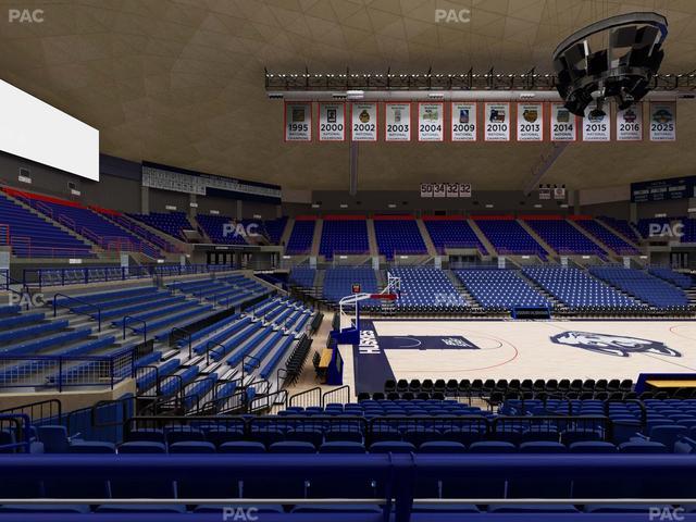 Gampel Pavilion - Section 123 Seat View