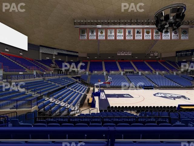 Gampel Pavilion - Section 123 Seat View