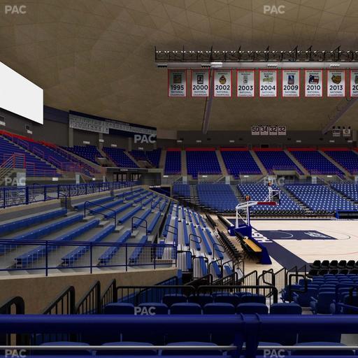 Gampel Pavilion - Section 124 Seat View