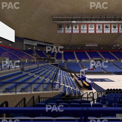Gampel Pavilion - Section 124 Seat View