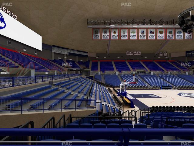 Gampel Pavilion - Section 124 Seat View