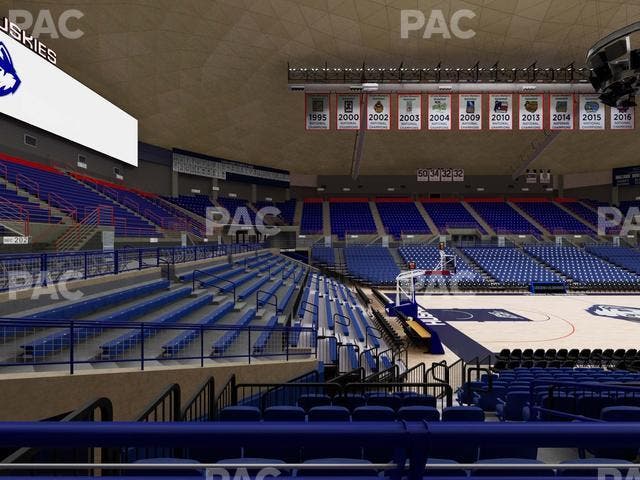 Gampel Pavilion - Section 124 Seat View