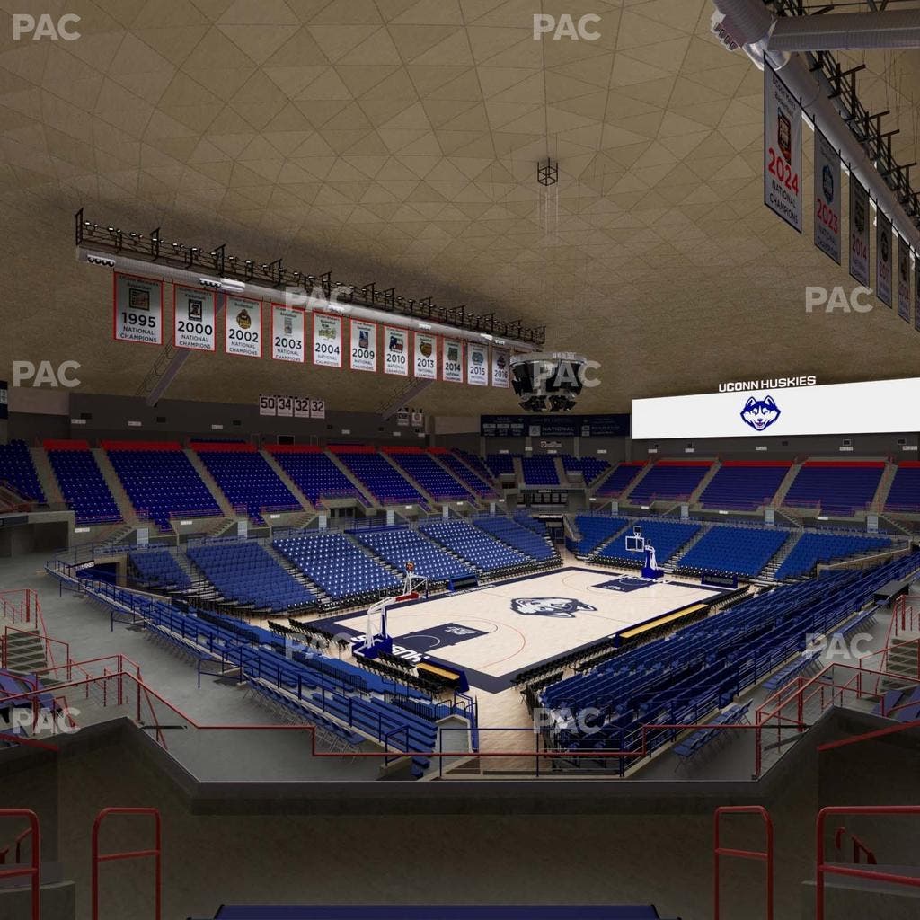 Gampel Pavilion - Section 13 Seat View
