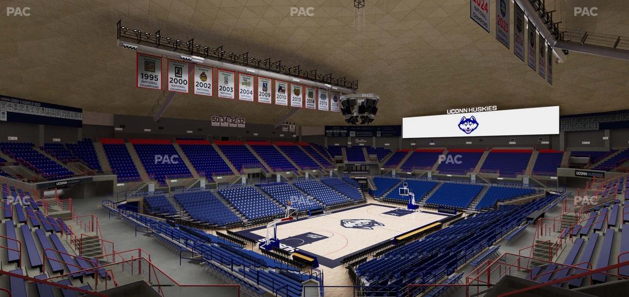 Gampel Pavilion - Section 13 Seat View