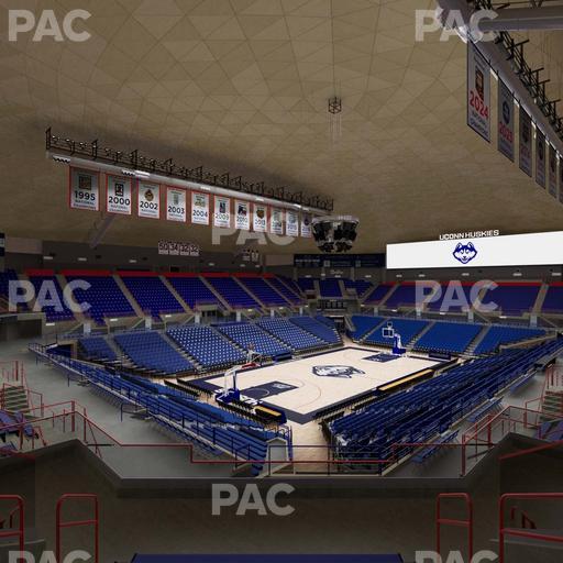 Gampel Pavilion - Section 13 Seat View