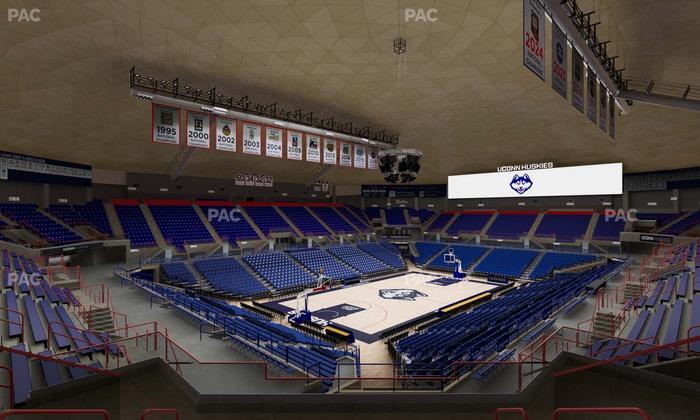 Gampel Pavilion - Section 13 Seat View