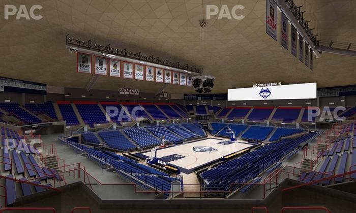 Gampel Pavilion - Section 13 Seat View