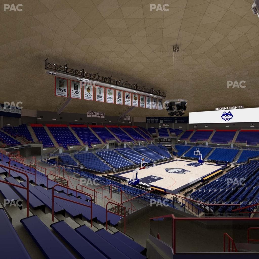 Gampel Pavilion - Section 14 Seat View