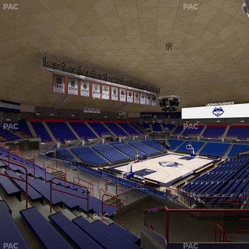 Gampel Pavilion - Section 14 Seat View