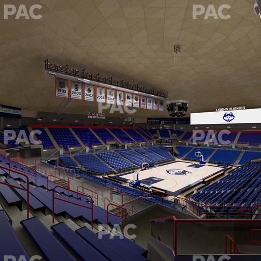 Gampel Pavilion - Section 14 Seat View