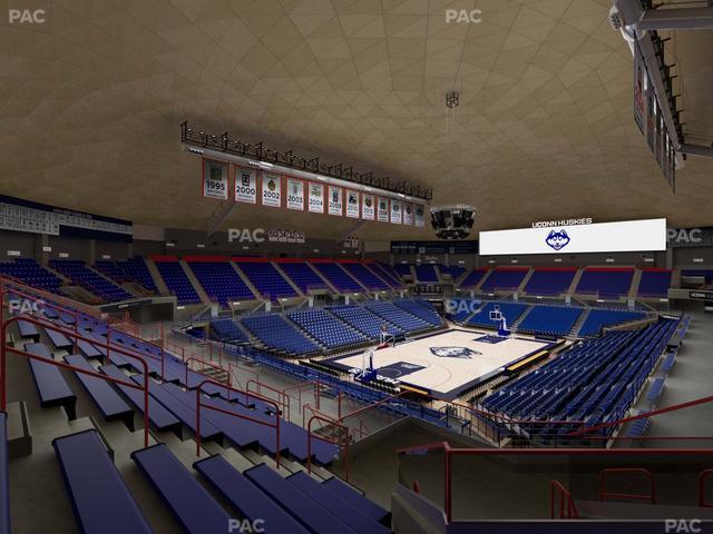 Gampel Pavilion - Section 14 Seat View