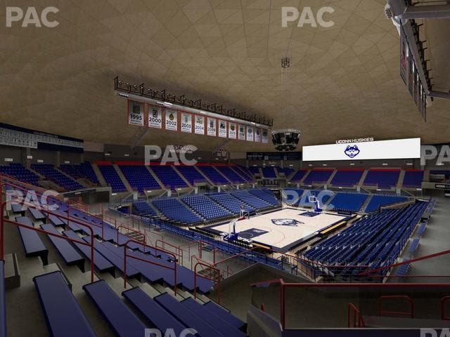 Gampel Pavilion - Section 14 Seat View