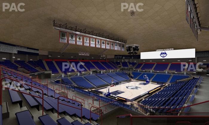 Gampel Pavilion - Section 14 Seat View