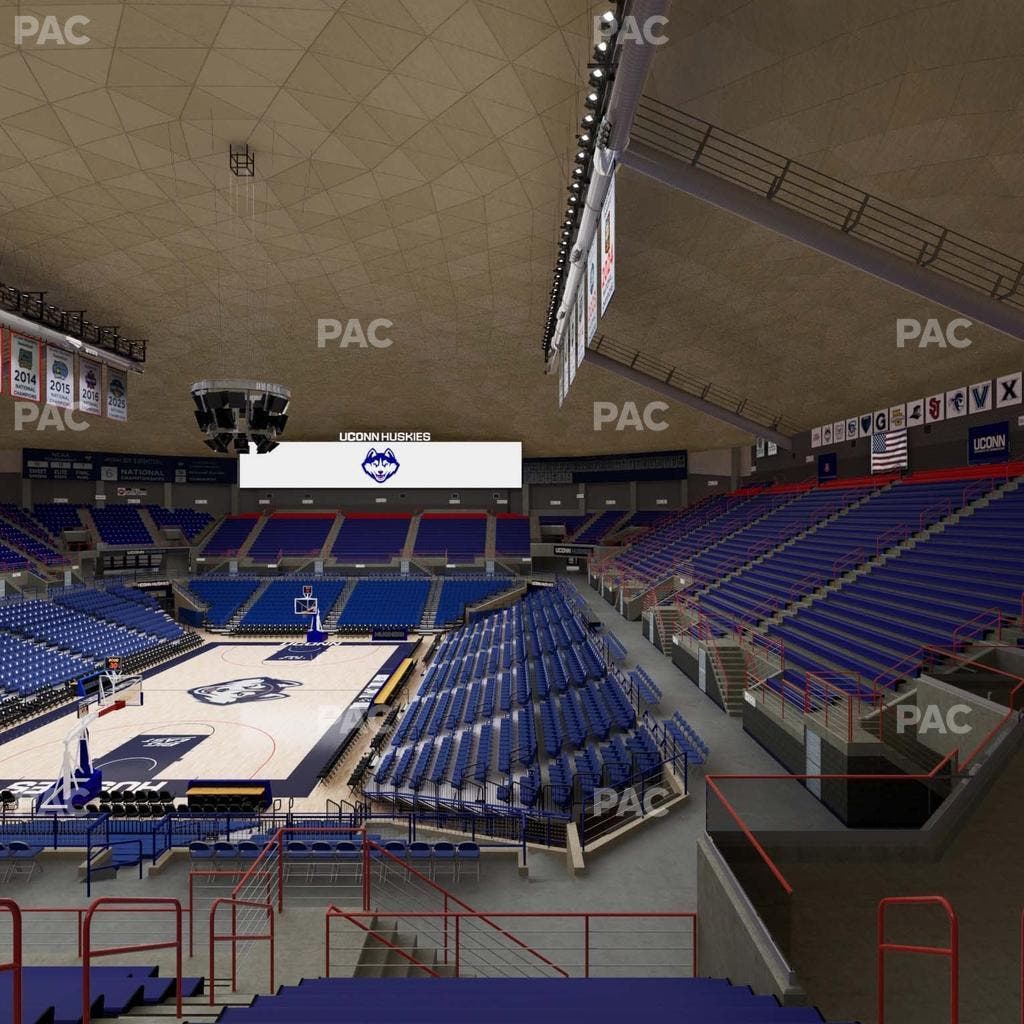 Gampel Pavilion - Section 201 Seat View