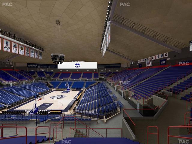 Gampel Pavilion - Section 201 Seat View