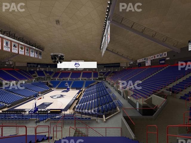 Gampel Pavilion - Section 201 Seat View
