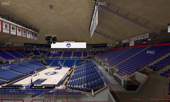 Gampel Pavilion - Section 201 Seat View