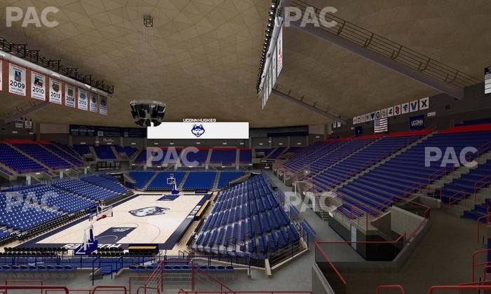 Gampel Pavilion - Section 201 Seat View